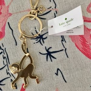 Kate Spade Monkey Keychain Fob